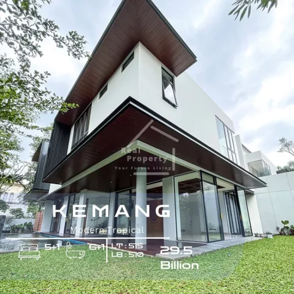 For Sale Rumah Kemang Modern Tropical