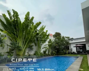 Rumah Cipete Modern Tropical LB 643