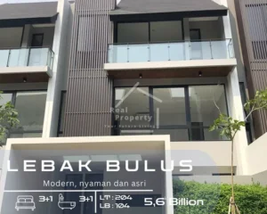 Rumah Lebak Bulus Modern Minimalis