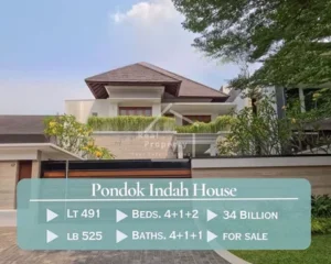 Rumah Pondok Indah Modern Tropical LB 525