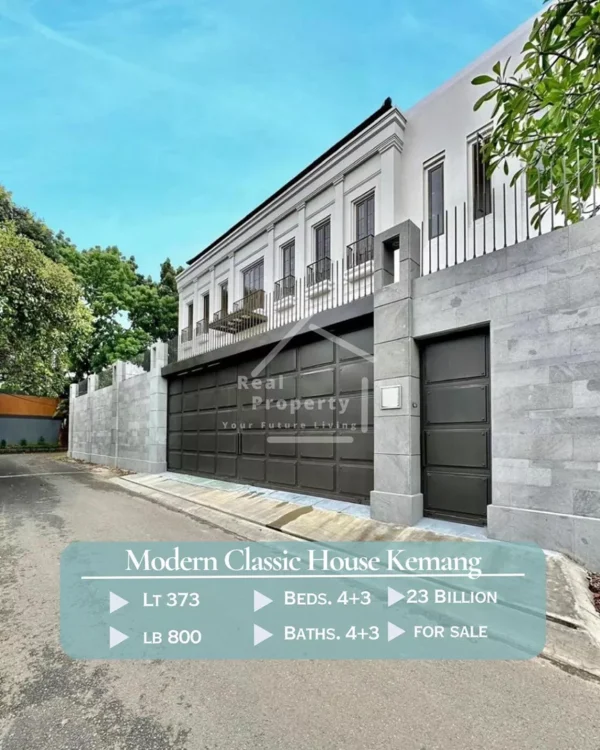 Rumah kemang Modern Classic LB800