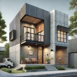 Desain Rumah Industrial Low Budget