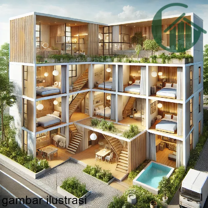 Desain Rumah Kos Kosan Yang Sehat