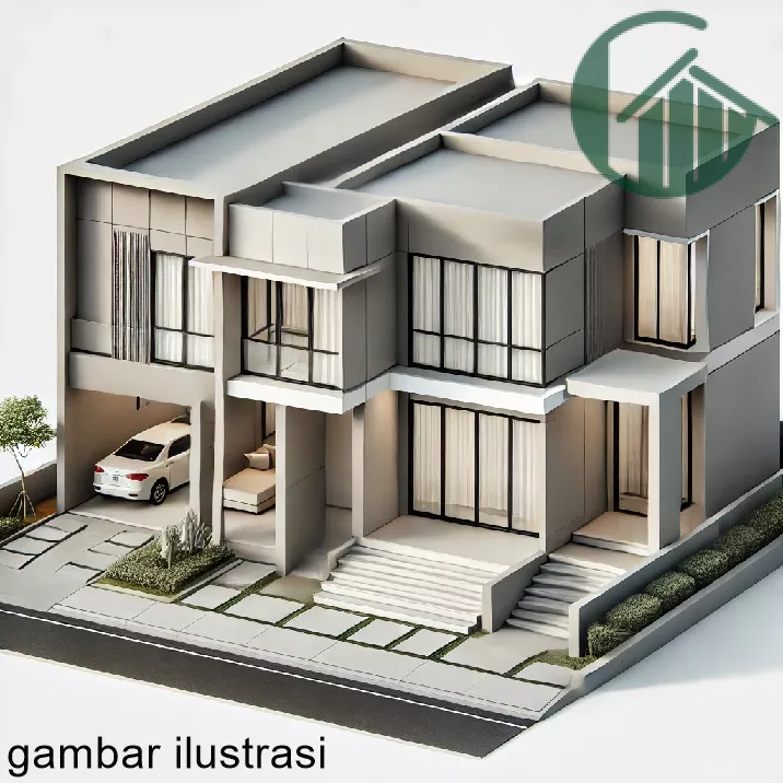 Desain Rumah Leter L 3 Kamar