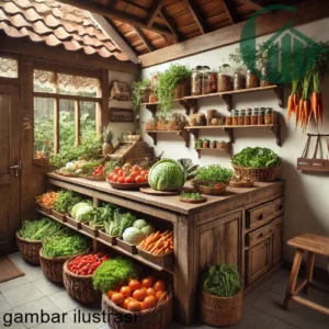 Desain Warung Sayuran Di Rumah