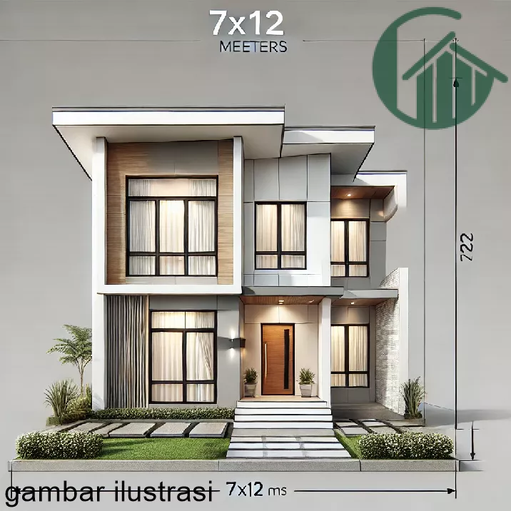 Gambar Rumah 7x12 Tampak Depan