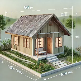 Gambar Rumah Sederhana Ukuran 6x9 Di Kampung