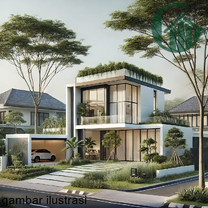 Rumah 2 Lantai Mungil Cantik