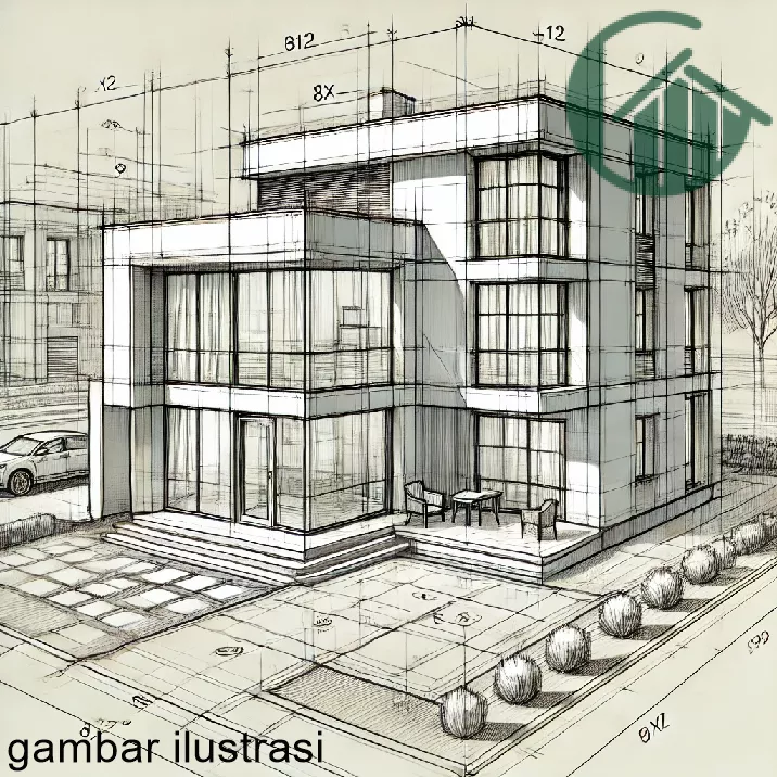 Sketsa Arsitek Rumah 8x12