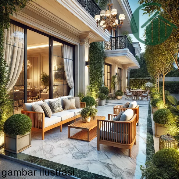 Teras Rumah Cantik Dan Mewah