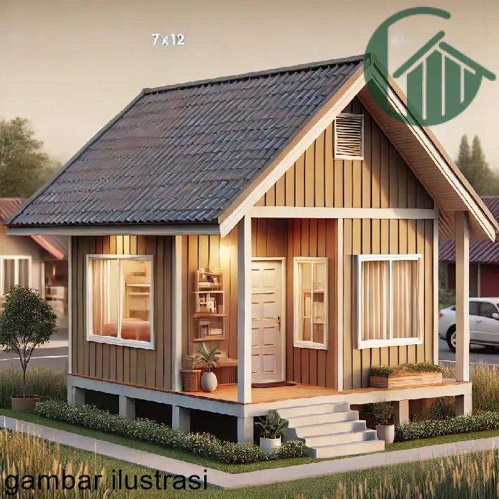 Ukuran 7x12 Desain Rumah Sederhana 3 Kamar Di Kampung