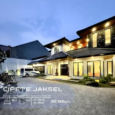 Rumah Cipete modern kontemporer LB800