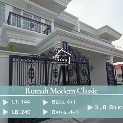 Rumah Joglo Jakarta Barat Modern Classic LB 240