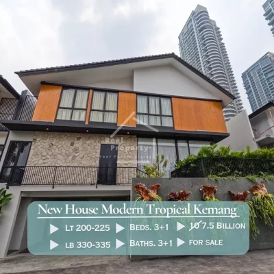 Rumah Kemang Modern Tropical LB 335