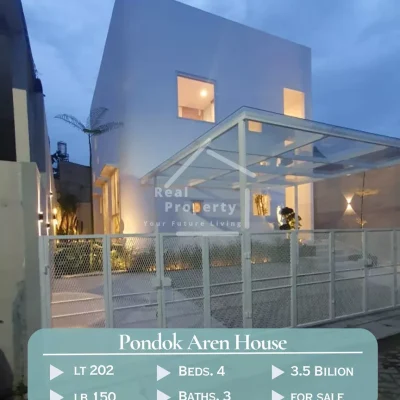 Rumah Pondok Aren Bintaro Modern Minimalis LB 150