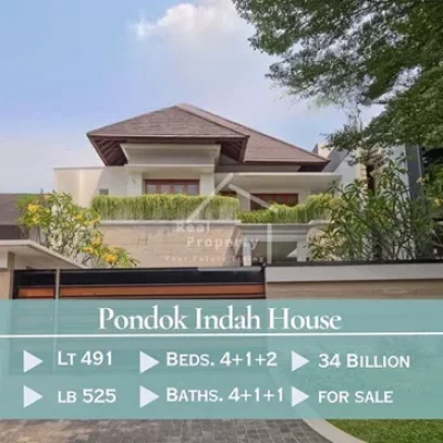 Rumah Pondok Indah Modern Tropical LB 525